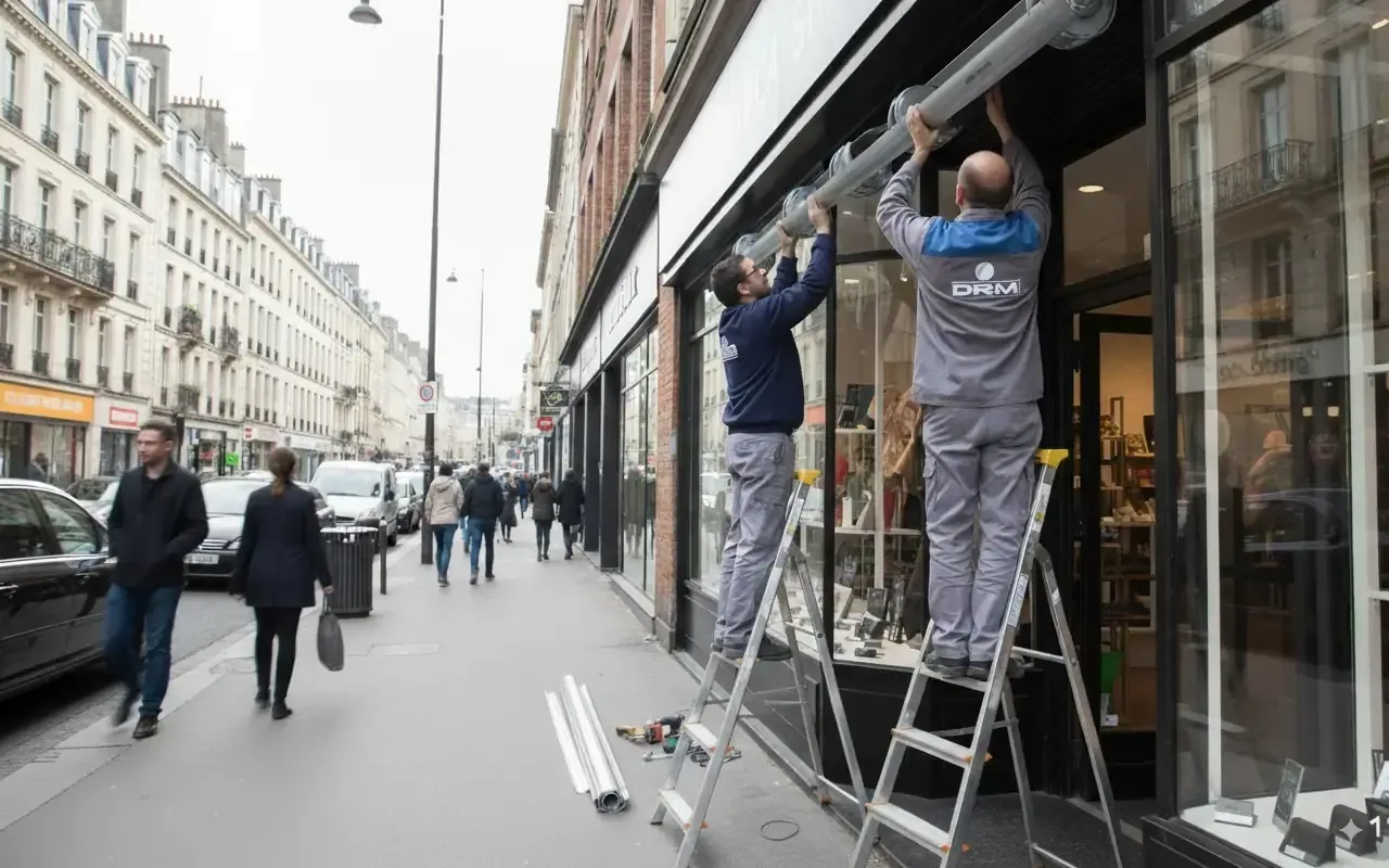 Installation et pose de rideau métallique à Marseille 10